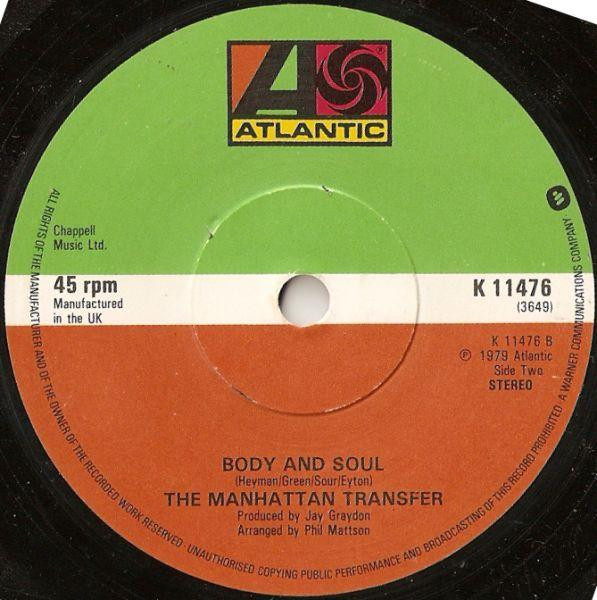 The Manhattan Transfer - Twilight Zone | Atlantic (K 11476) - main