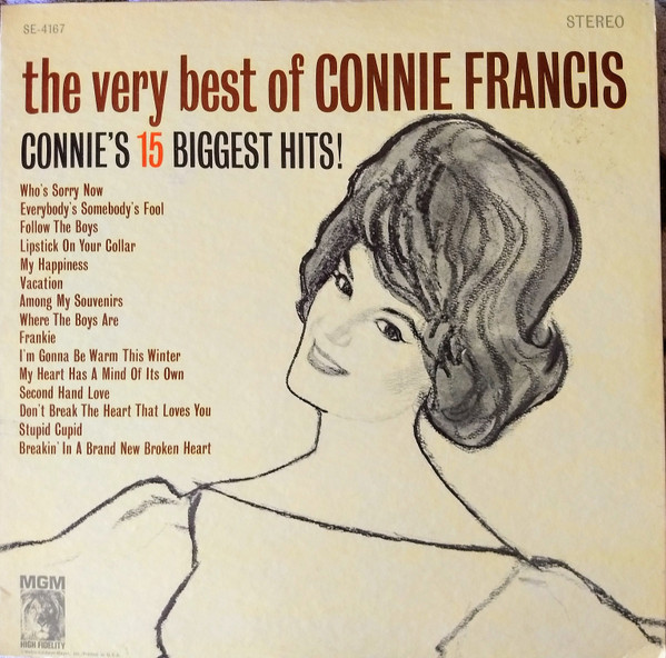 Connie Francis - The Very Best Of Connie Francis (Connie's 15 Biggest Hits) | MGM Records (SE-4167) - main Connie Francis - The Very Best Of Connie Francis (Connie's 15 Biggest Hits) | MGM Records (SE-4167) - main