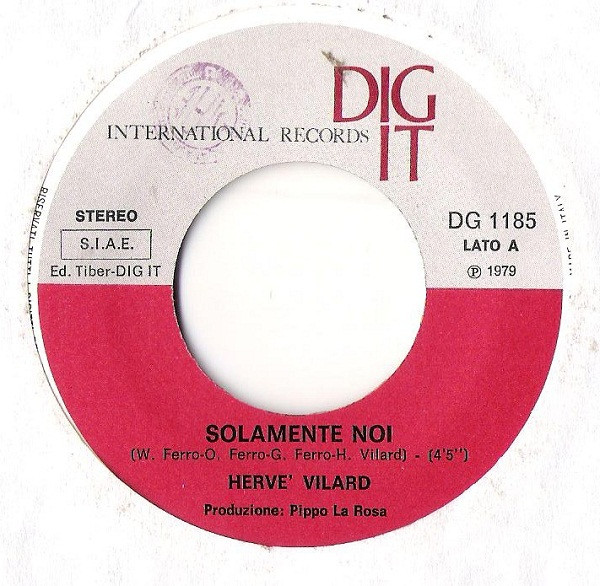 Hervé Vilard - Solamente Noi / Nous (Donna Donna Mia) | Dig-It International Records (DG 1185) - 3