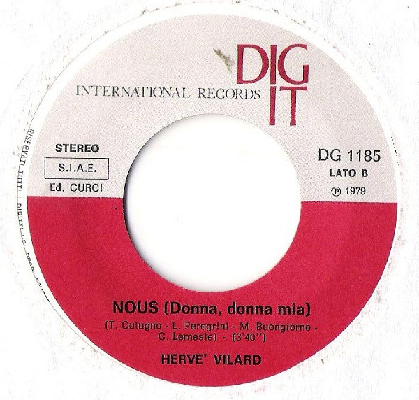 Hervé Vilard - Solamente Noi / Nous (Donna Donna Mia) | Dig-It International Records (DG 1185) - 4