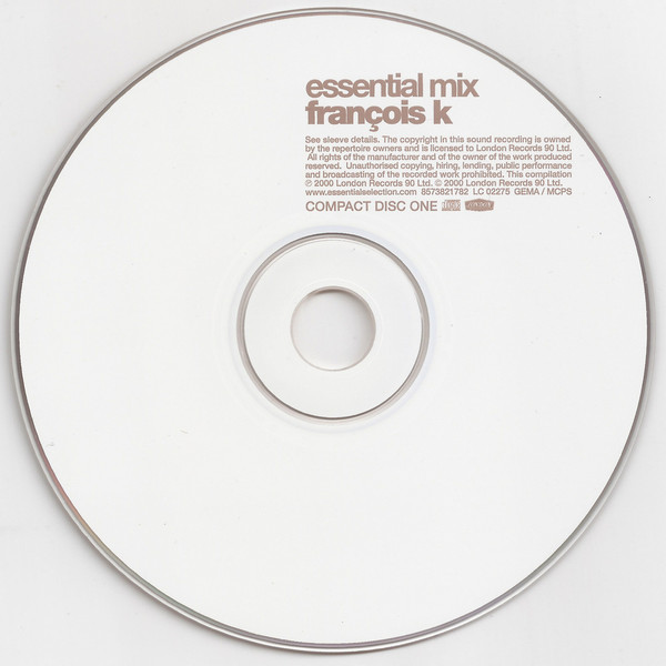 François Kevorkian - Essential Mix | London Records (8573 82178 2) - 3