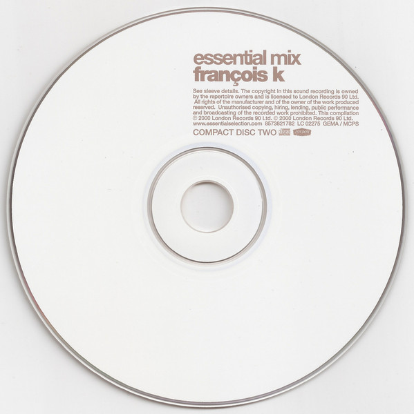 François Kevorkian - Essential Mix | London Records (8573 82178 2) - 4