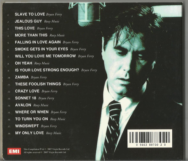 Bryan Ferry - Slave To Love: The Best Of The Ballads CD | Virgin (0 9463 88730 2 0) - 2 Bryan Ferry - Slave To Love: The Best Of The Ballads CD | Virgin (0 9463 88730 2 0) - 2