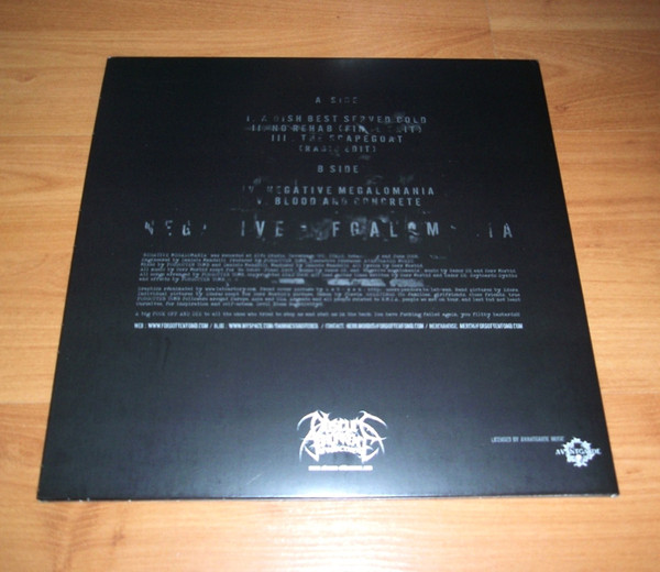 Forgotten Tomb - Negative Megalomania | Obscure Abhorrence Productions (none) - 2 Forgotten Tomb - Negative Megalomania | Obscure Abhorrence Productions (none) - 2