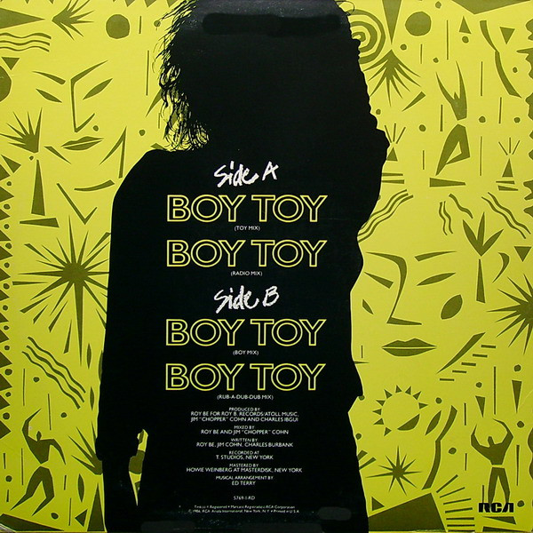 Tia - Boy Toy | RCA Victor (5769-1-RD) - 2