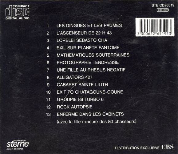 Hubert Félix Thiéfaine - En Concert | Sterne (STE CD26519) - 2
