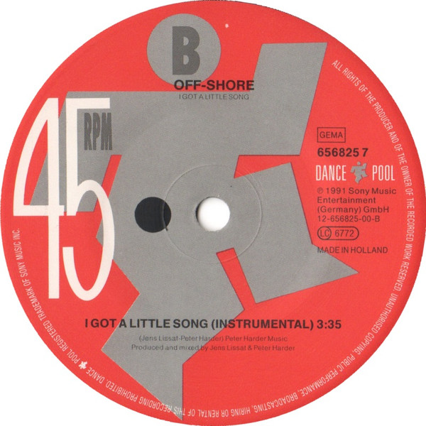 Off-Shore - I Got A Little Song | Dance Pool (656825 7) - 4