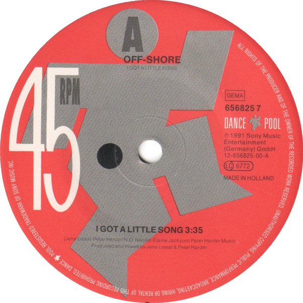 Off-Shore - I Got A Little Song | Dance Pool (656825 7) - 3