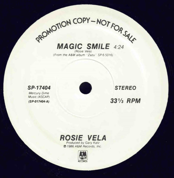 Rosie Vela - Magic Smile | A&M Records (SP-17404) - main Rosie Vela - Magic Smile | A&M Records (SP-17404) - main