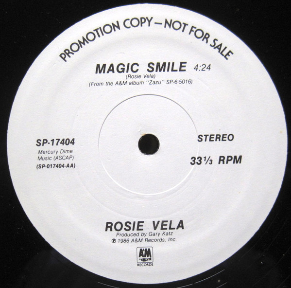 Rosie Vela - Magic Smile | A&M Records (SP-17404) - 2 Rosie Vela - Magic Smile | A&M Records (SP-17404) - 2