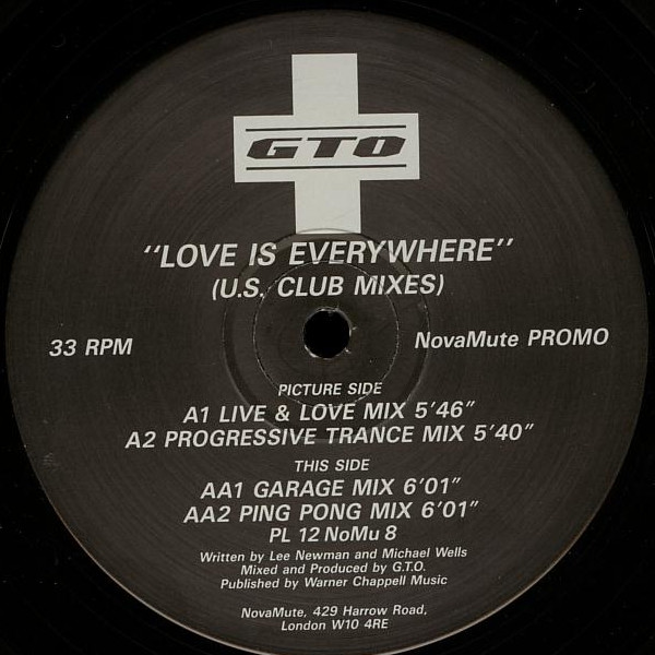 GTO - Love Is Everywhere (U.S. Club Mixes) | NovaMute (PL12 NoMu 8) - main