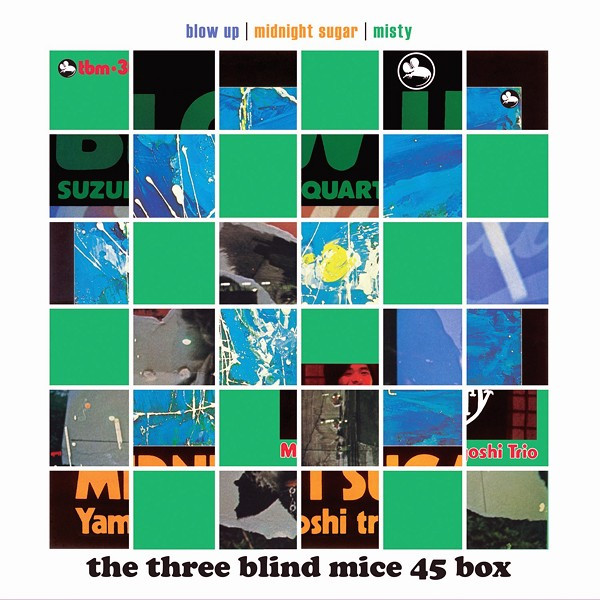 Isao Suzuki Trio / Isao Suzuki Quartet / Tsuyoshi Yamamoto Trio - The Three Blind Mice 45 Box | Impex Records (IMP 6022-45) - main