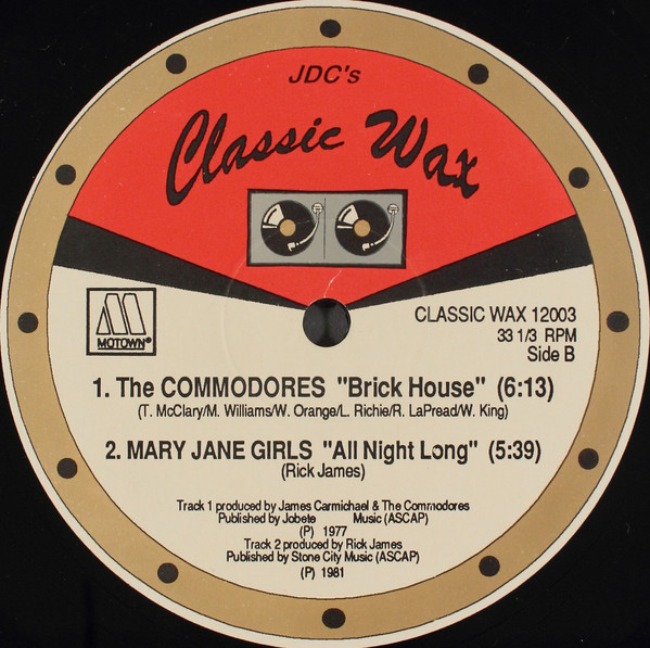 Marvin Gaye / Commodores / Mary Jane Girls - Got To Give It Up / Brick House / All Night Long | Classic Wax (Classic Wax 12003) - 2