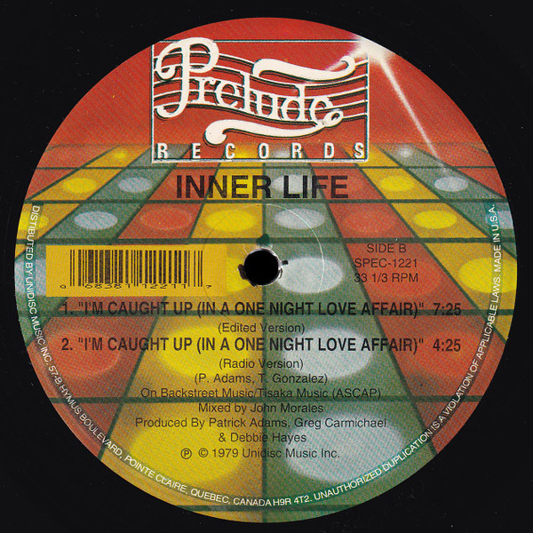 Inner Life - I'm Caught Up (In A One Night Love Affair) | Prelude Records (SPEC-1221) - 2 Inner Life - I'm Caught Up (In A One Night Love Affair) | Prelude Records (SPEC-1221) - 2