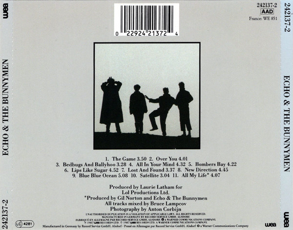 Echo & The Bunnymen - Echo & The Bunnymen | WEA (2292-42137-2) - 2