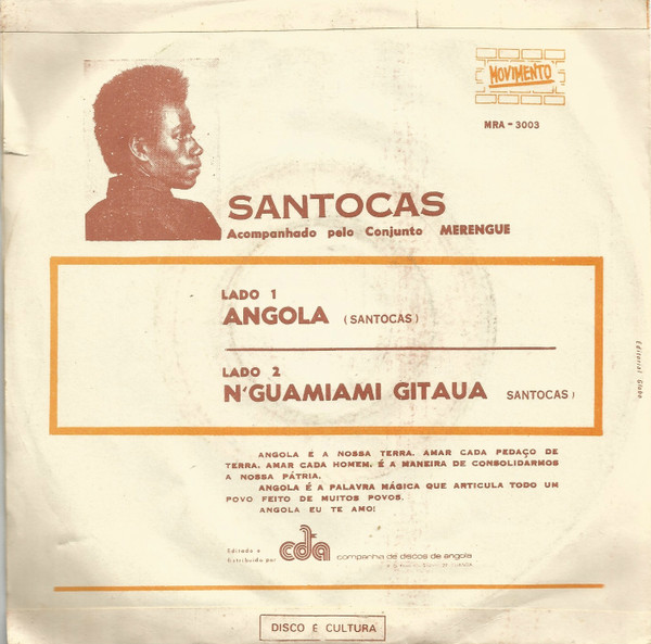 Santocas - Angola / Nguamiami Gitaua | Movimento (MRA-3003) - 2