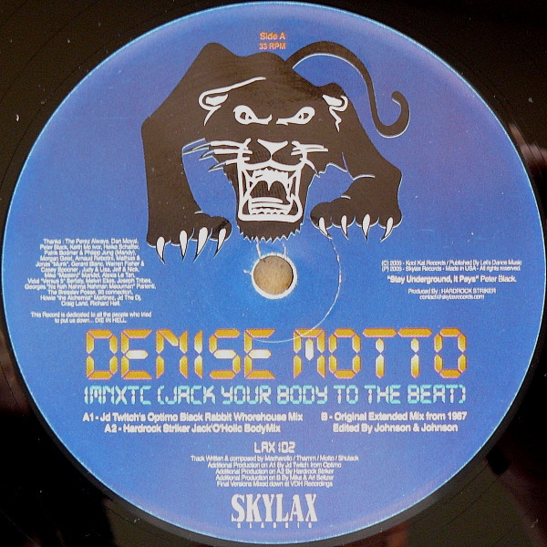 Denise Motto - I M N X T C (Jack Your Body To The Beat) | Skylax Classic (LAX 102) - main