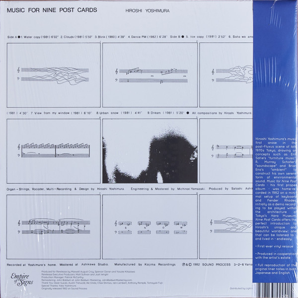 Hiroshi Yoshimura - Music For Nine Post Cards | Empire of Signs (EOS01) - main