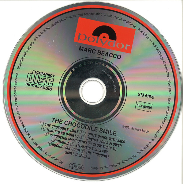 Marc Beacco - The Crocodile Smile | Polydor (513 416-2) - 3