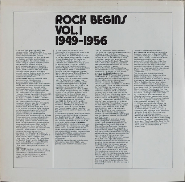 Various - Rock Begins Vol. I 1949-1956 | Midi (MID 60 022) - 2 Various - Rock Begins Vol. I 1949-1956 | Midi (MID 60 022) - 2