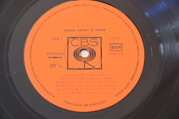 Blood, Sweat And Tears - B, S & T 4 | CBS (64355) - 4