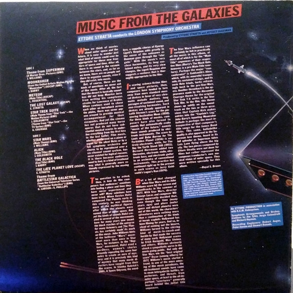 Ettore Stratta - London Symphony Orchestra - Music From The Galaxies | CBS (FM 37266) - 2