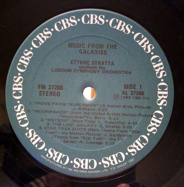 Ettore Stratta - London Symphony Orchestra - Music From The Galaxies | CBS (FM 37266) - 3