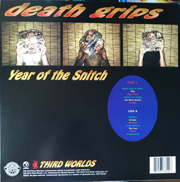 Death Grips - Year Of The Snitch | Harvest (2567785408) - 2
