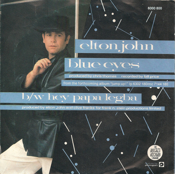 Elton John - Blue Eyes | The Rocket Record Company (6000 800) - 2