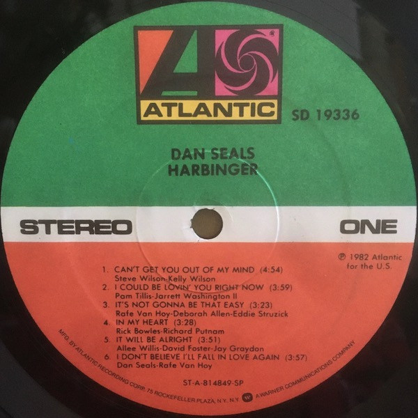 Dan Seals - Harbinger | Atlantic (SD 19336) - 3