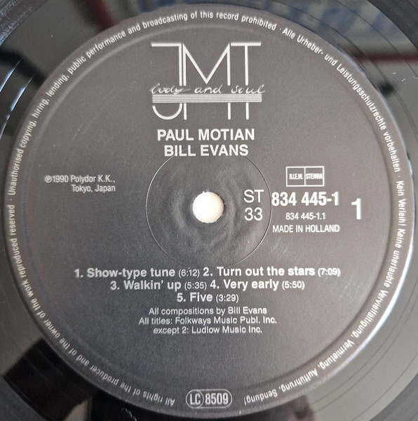 Paul Motian - Bill Evans | JMT (834 445-1) - 3 Paul Motian - Bill Evans | JMT (834 445-1) - 3