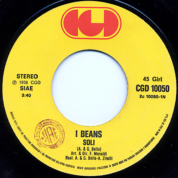 I Beans - Soli | CGD (CGD 10050) - 3