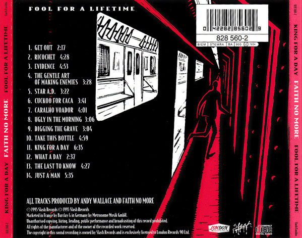 Faith No More - King For A Day Fool For A Lifetime | Slash (828 560-2) - 2