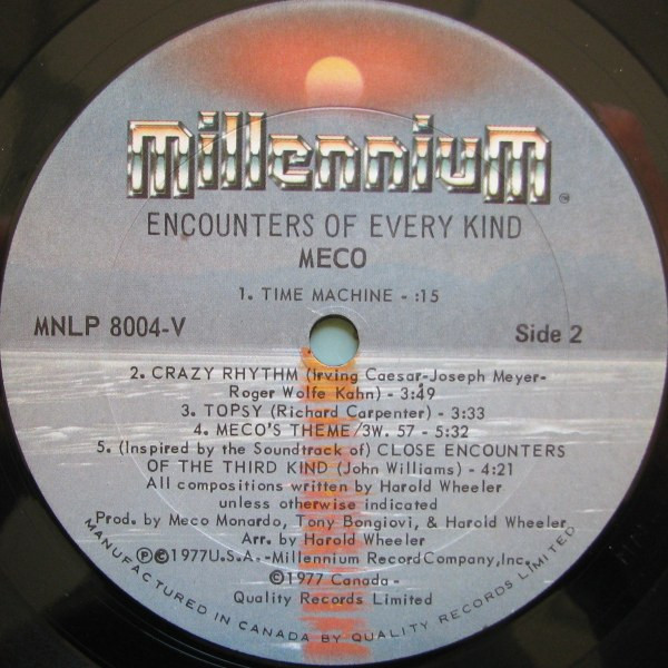 Meco Monardo - Encounters Of Every Kind | Millennium (MNLP 8004-V) - 4 Meco Monardo - Encounters Of Every Kind | Millennium (MNLP 8004-V) - 4