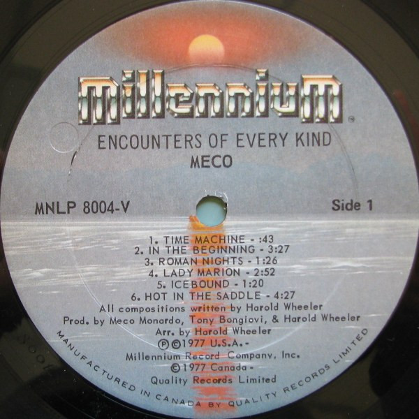 Meco Monardo - Encounters Of Every Kind | Millennium (MNLP 8004-V) - 3 Meco Monardo - Encounters Of Every Kind | Millennium (MNLP 8004-V) - 3