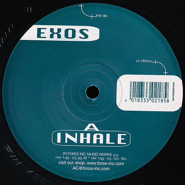 Exos - Inhale | Force Inc. Music Works (FIM 185) - main Exos - Inhale | Force Inc. Music Works (FIM 185) - main
