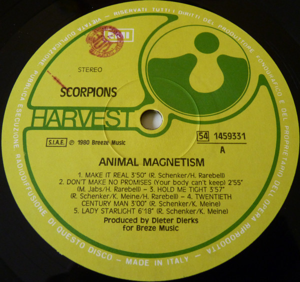 Scorpions - Animal Magnetism | Harvest (54 1459331) - 3 Scorpions - Animal Magnetism | Harvest (54 1459331) - 3