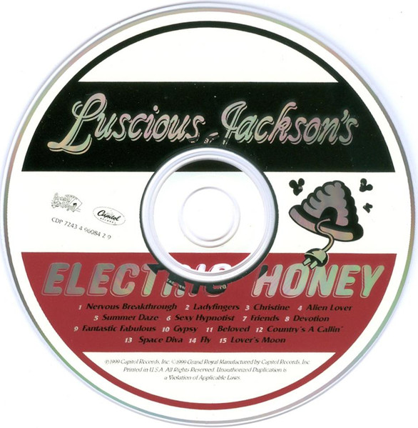Luscious Jackson - Electric Honey | Grand Royal (CDP 7243 4 96084 2 9) - 3