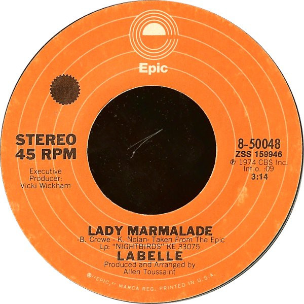 LaBelle - Lady Marmalade | Epic (8-50048)