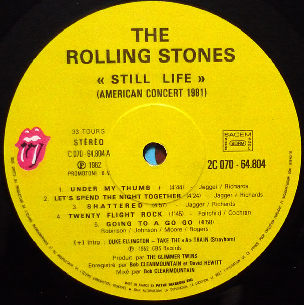 The Rolling Stones - Still Life (American Concert 1981) | Rolling Stones Records (2C 070-64804) - 4 The Rolling Stones - Still Life (American Concert 1981) | Rolling Stones Records (2C 070-64804) - 4