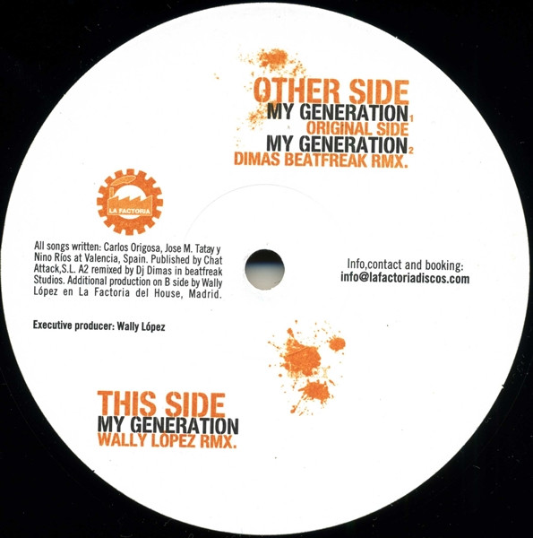 Waiting For The Writer - My Generation | The Factoria (FACTO 004)