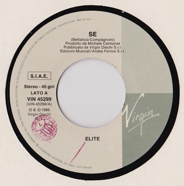 Élite - 'Se' | Virgin (VIN 45299) - 3