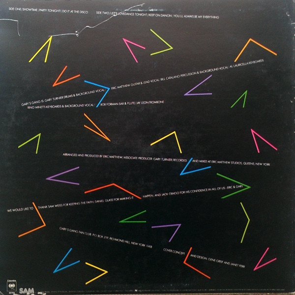 Gary's Gang - Keep On Dancin' | Columbia (JC 35793) - 2
