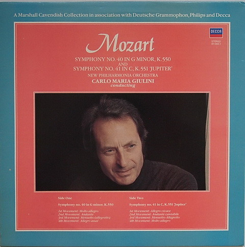 Symphony No. 40 In G Minor, K.550 And Symphony No. 41 In C, K.551 'Jupiter'