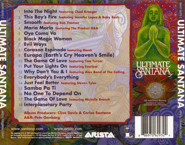 Santana - Ultimate Santana | Arista (88697 06293 2) - 2 Santana - Ultimate Santana | Arista (88697 06293 2) - 2