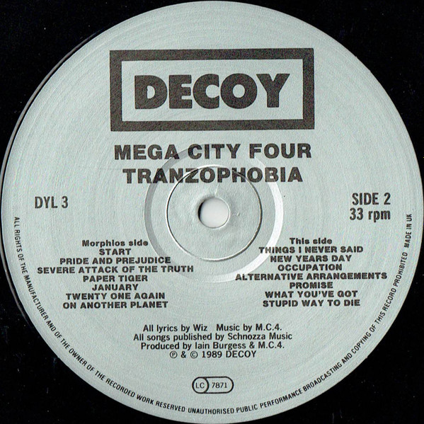 Mega City Four - Tranzophobia | Decoy (DYL 3) - 4