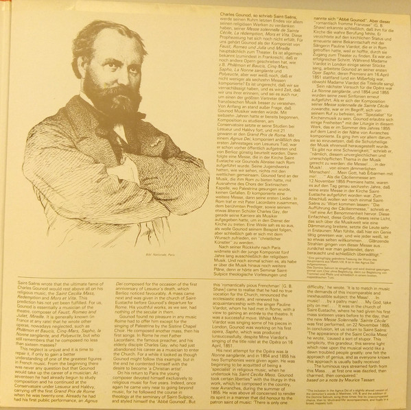 Charles Gounod : Barbara Hendricks , Laurence Dale , Jean-Philippe Lafont , Chœur de Radio France , Nouvel Orchestre Philharmonique De Radio-France , Georges Prêtre - St. Cecilia Mass = Cäcilienmesse = Messe Solennelle De Sainte Cécile | His Master's Voice Digital (27 0134 1) - 3