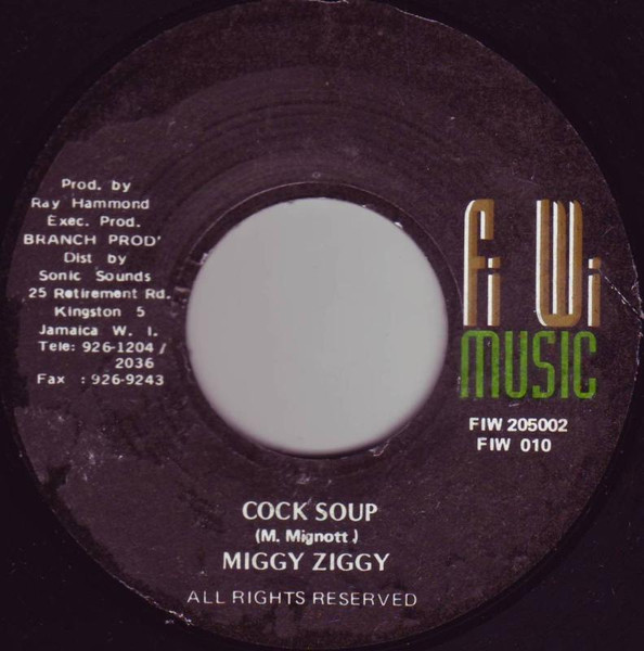 Miggy Ziggy - Cock Soup | FiWi Music (FIW 010) - main