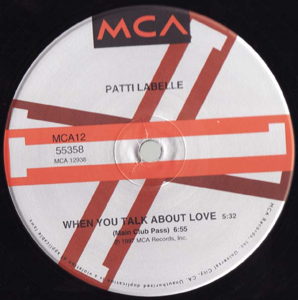 Patti LaBelle - When You Talk About Love | MCA Records (MCA12-55358)