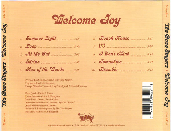The Cave Singers - Welcome Joy | Matador (OLE 842-2) - 3